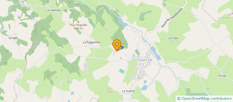 localisation de l'entreprise GAEC LEIGNAC  SAINT-JAL