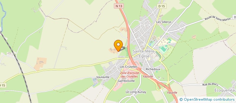 localisation de l'entreprise GAEC LELEDY à SAINTE-MERE-EGLISE