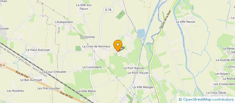 localisation de l'entreprise GAEC LEMARANE à HIREL
