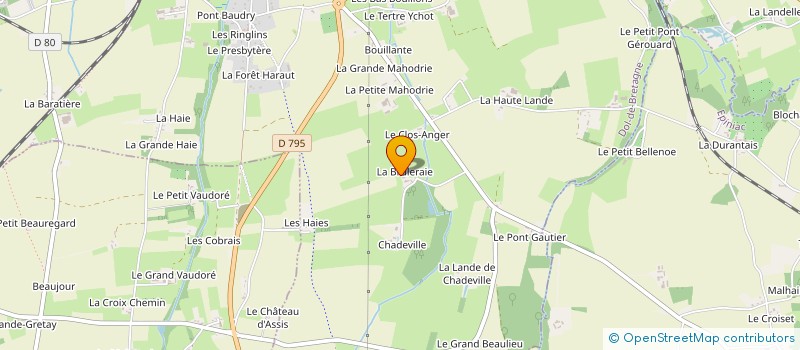 localisation de l'entreprise GAEC LEMARIE à DOL DE BRETAGNE