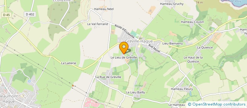 localisation de l'entreprise GAEC LEMARINEL à LA HAGUE