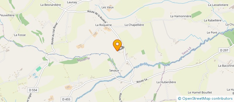 localisation de l'entreprise GAEC LEMASURIER  SAINT-VIGOR-DES-MONTS