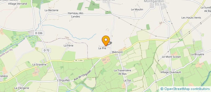 localisation de l'entreprise GAEC LENESLEY DUCHASTEL à LA HAYE