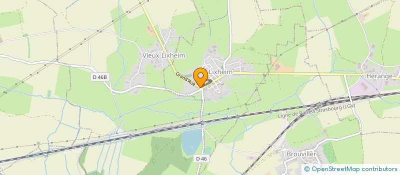 localisation de l'entreprise GAEC LEOPOLD  LIXHEIM