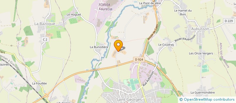 localisation de l'entreprise GAEC LEPRINCE à SAINT-GEORGES-DES-GROSEILLERS