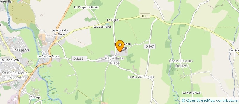 localisation de l'entreprise GAEC LEQUERTIER à GOLLEVILLE