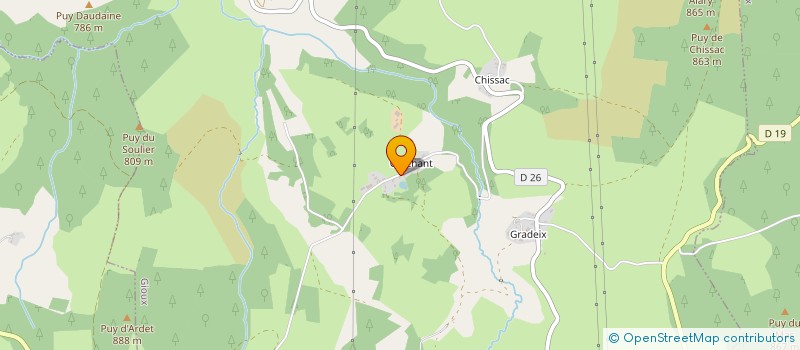 localisation de l'entreprise GAEC LEROUSSEAU à GIOUX