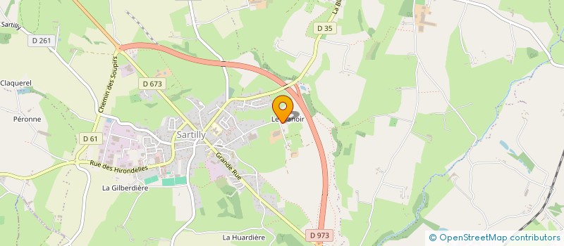 localisation de l'entreprise GAEC LEROY à SARTILLY-BAIE-BOCAGE
