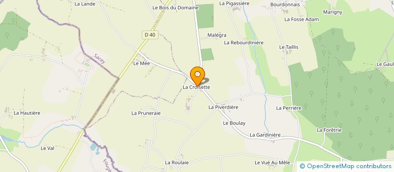 localisation de l'entreprise GAEC LEROY DU TAILLIS à SAINT-JAMES
