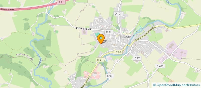 localisation de l'entreprise GAEC LES ALIZES à VALLON SUR GEE