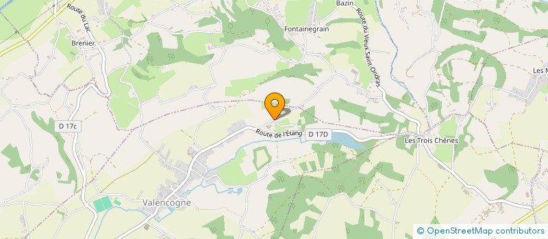 localisation de l'entreprise GAEC LES ALLIMARDS à VALENCOGNE