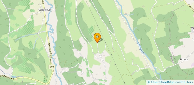 localisation de l'entreprise GAEC LES AMES HEUREUSES à MONEIN