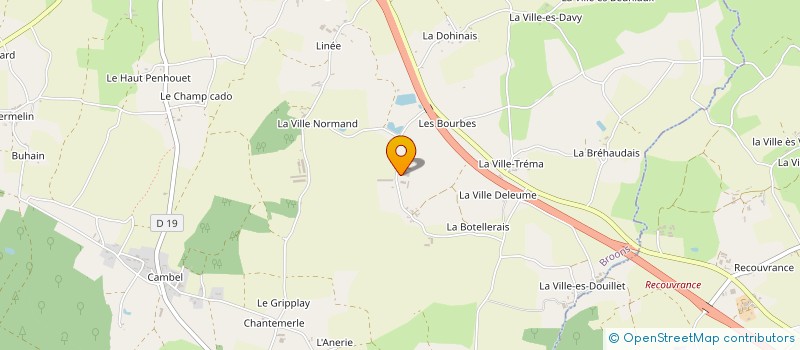 localisation de l'entreprise GAEC LES AULNAIS à BROONS