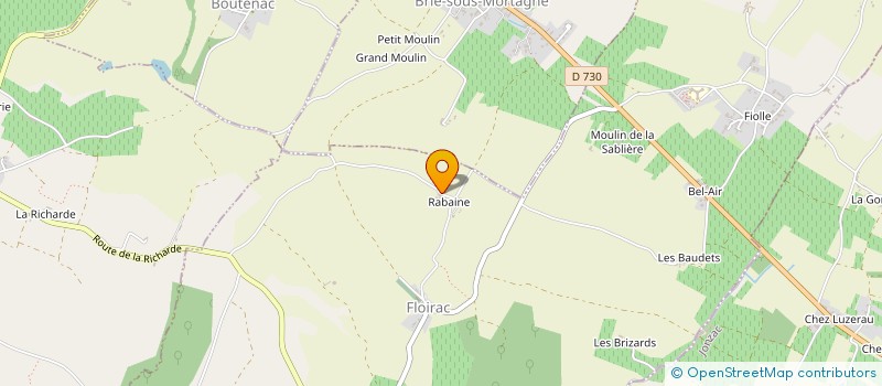 localisation de l'entreprise GAEC LES BELOUS à FLOIRAC