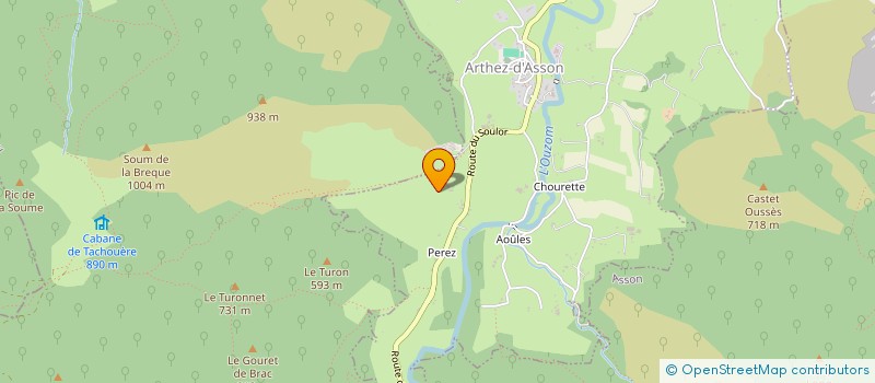 localisation de l'entreprise GAEC LES BERGERES à ARTHEZ D'ASSON