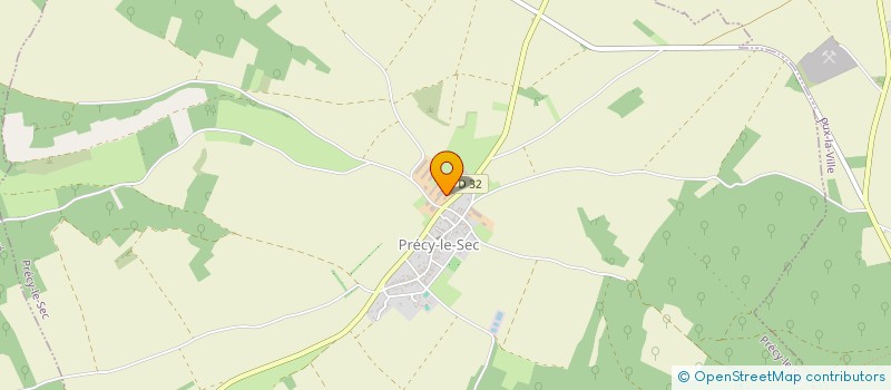 localisation de l'entreprise GAEC LES BERGERS  PRECY-LE-SEC