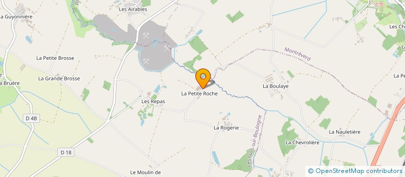 localisation de l'entreprise GAEC LES BLEUETS à LES LUCS-SUR-BOULOGNE