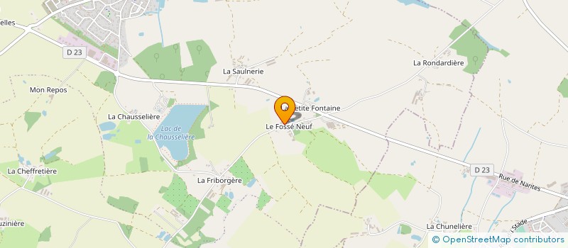 localisation de l'entreprise GAEC LES BOIS NEUFS à MONTAIGU-VENDEE
