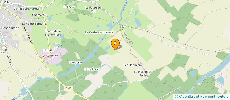 localisation de l'entreprise GAEC LES BONNEAUX à LORRIS