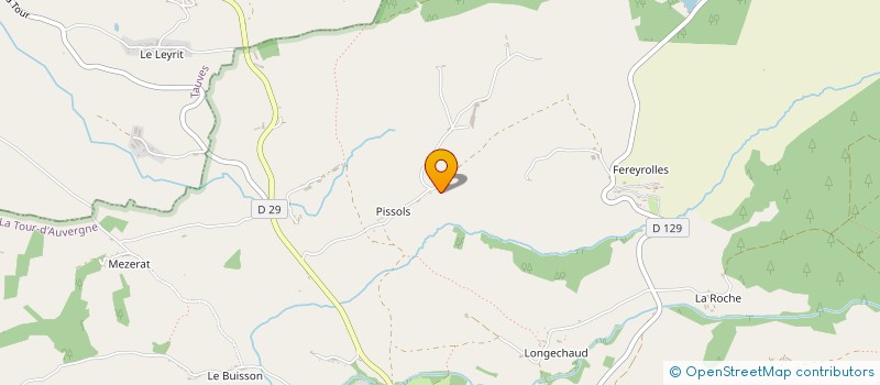 localisation de l'entreprise GAEC LES BOUCLETTES DU SANCY  LA TOUR-D'AUVERGNE