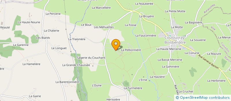 localisation de l'entreprise GAEC LES BOUILLONS  COULOUVRAY-BOISBENATRE
