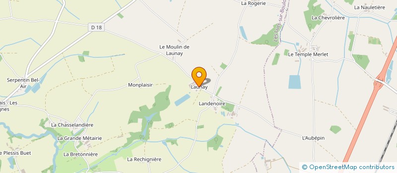 localisation de l'entreprise GAEC LES BRUYERES à LES LUCS-SUR-BOULOGNE