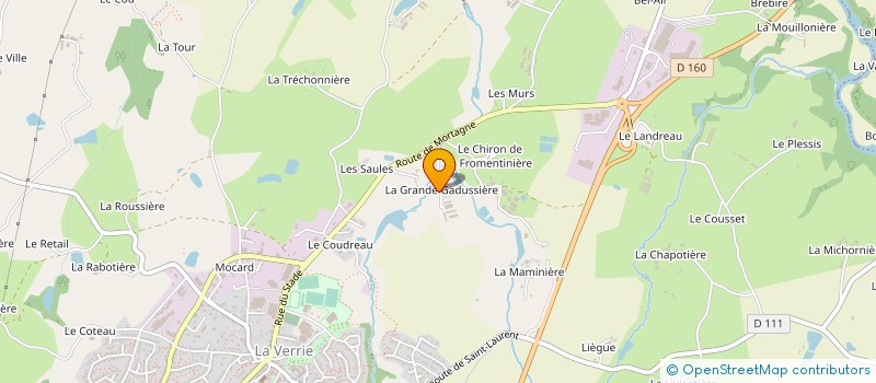 localisation de l'entreprise GAEC LES BUISSONS à CHANVERRIE