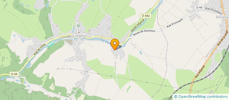 localisation de l'entreprise GAEC LES BUISSONS à URIMENIL