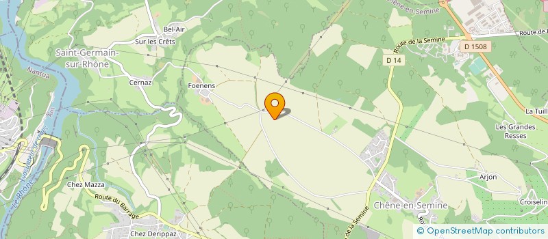 localisation de l'entreprise GAEC LES CHANTERELLES à CHENE-EN-SEMINE