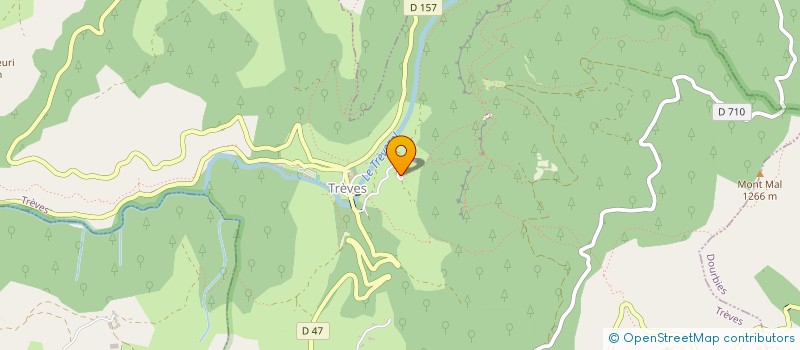 localisation de l'entreprise GAEC LES CHEVRES DU TREVEZEL  TREVES