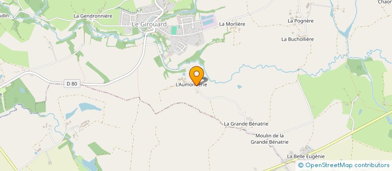 localisation de l'entreprise GAEC LES COLLINES à LE GIROUARD