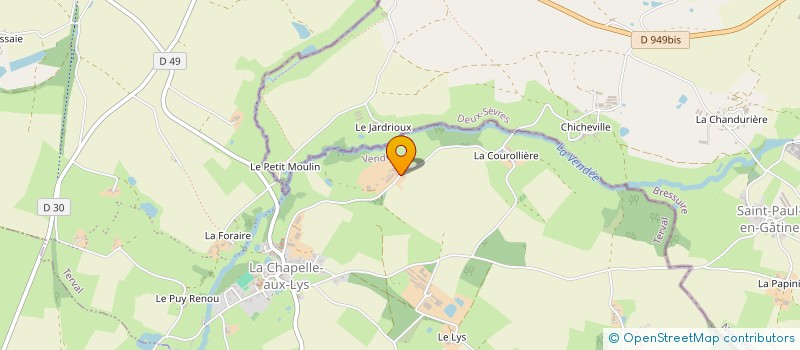localisation de l'entreprise GAEC LES COMBES à TERVAL