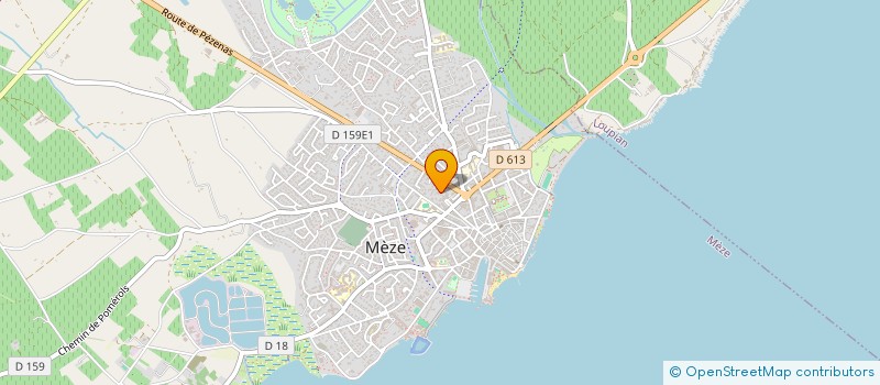 localisation de l'entreprise GAEC LES COQUILLAGES D OC à MEZE