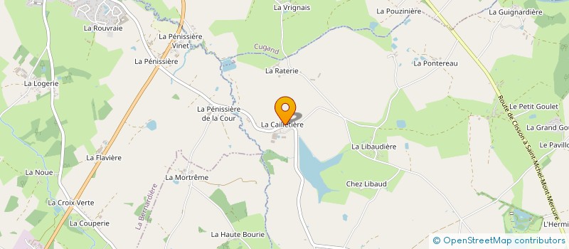 localisation de l'entreprise GAEC LES CORMIERS à LA BRUFFIERE