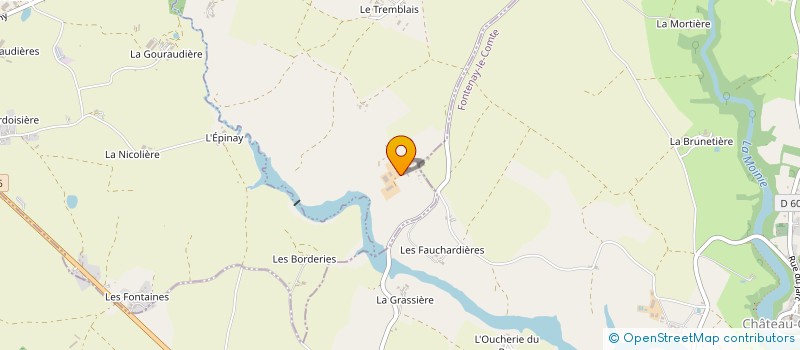 localisation de l'entreprise GAEC LES COTEAUX DU MARILLET à THORIGNY