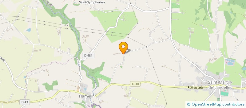 localisation de l'entreprise GAEC LES DOUETS à SAINT-HILAIRE-DU-HARCOUET