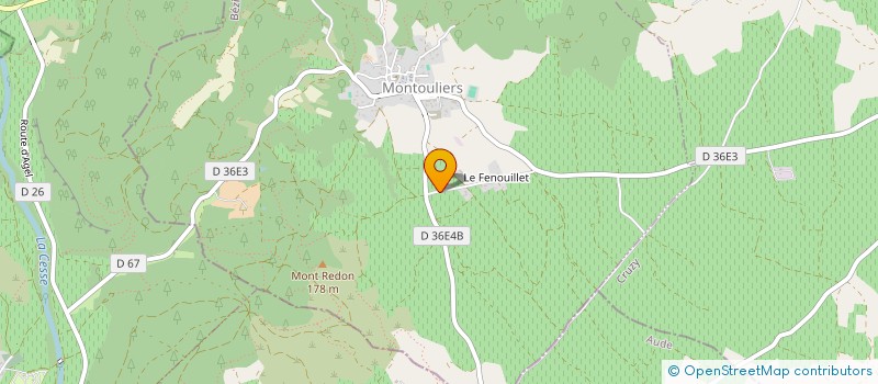 localisation de l'entreprise GAEC LES EMBERNATS à MONTOULIERS