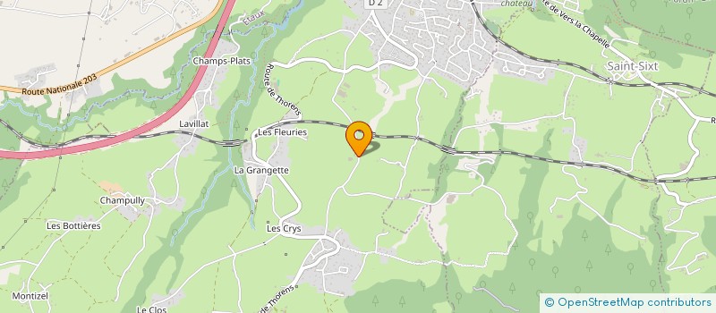 localisation de l'entreprise GAEC LES FAYARDS à LA ROCHE-SUR-FORON