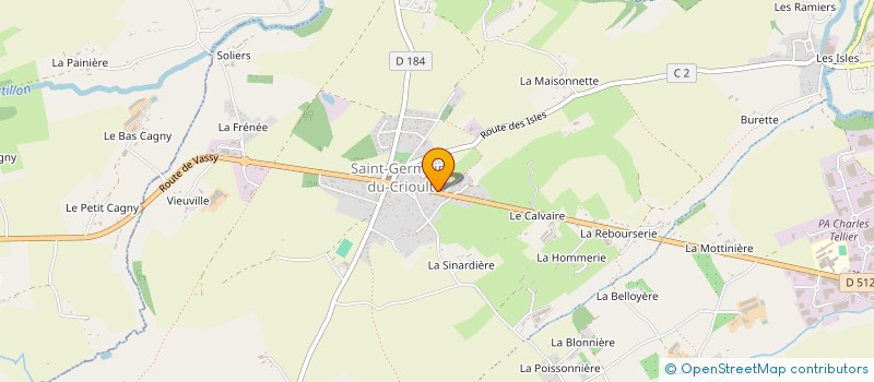 localisation de l'entreprise GAEC LES FOLIES  CONDE-EN-NORMANDIE