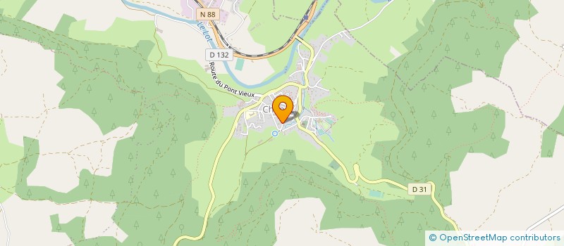 localisation de l'entreprise GAEC LES FONTS  CHANAC