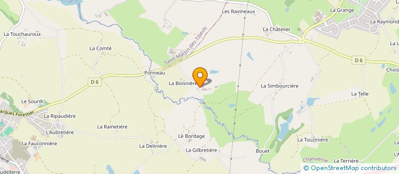 localisation de l'entreprise GAEC LES FUTAIES à CHANVERRIE