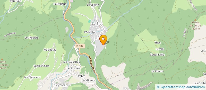 localisation de l'entreprise GAEC LES GASPARDES à BIOT (LE)