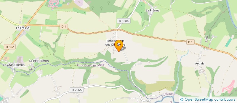 localisation de l'entreprise GAEC LES GOUTTES à PONT-D'OUILLY