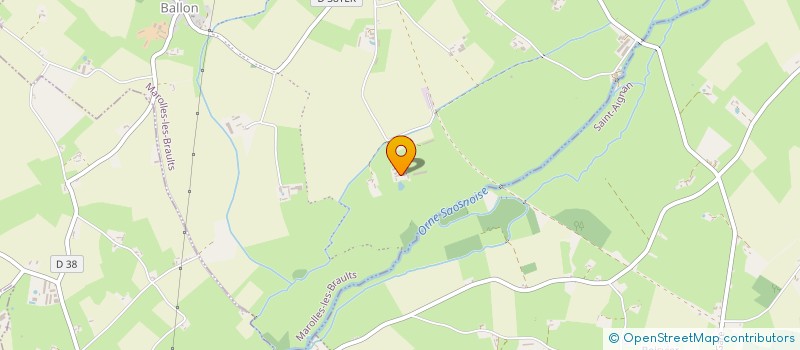 localisation de l'entreprise GAEC LES HERONNIERES  MAROLLES-LES-BRAULTS