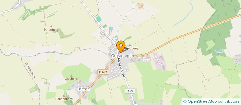 localisation de l'entreprise GAEC LES JARDINS BIO DU TANZGARTEN  GROSTENQUIN