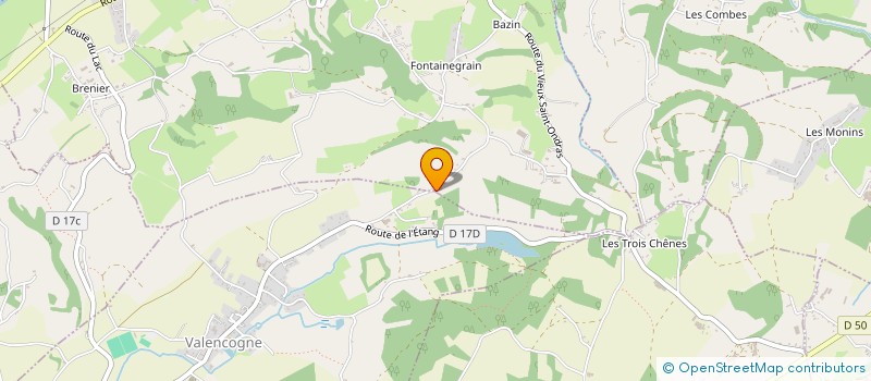 localisation de l'entreprise GAEC LES JARDINS DU COMBAUD  SAINT-ONDRAS