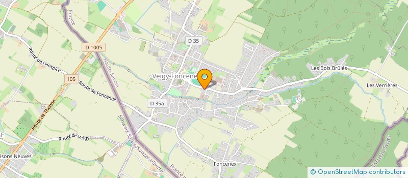 localisation de l'entreprise GAEC LES JARDINS DU LAC  BALLAISON