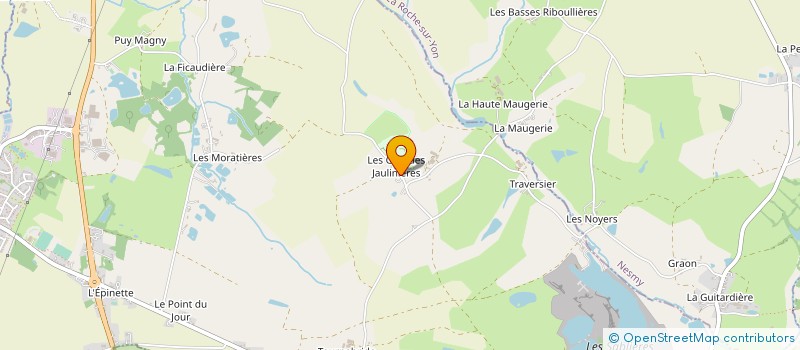 localisation de l'entreprise GAEC LES JAULINIERES à LA BOISSIERE-DES-LANDES