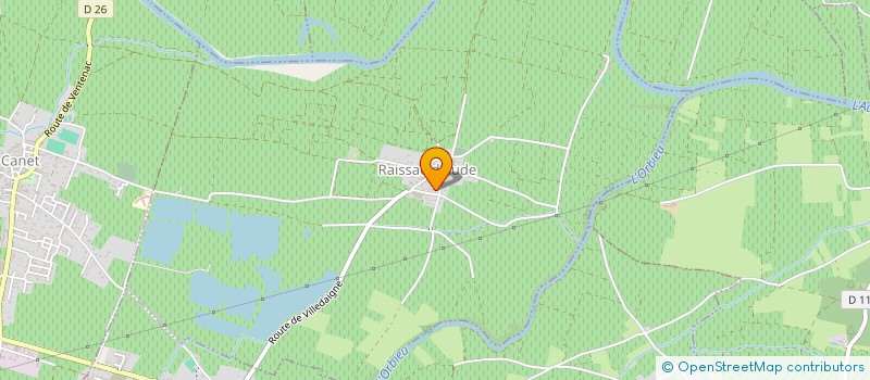 localisation de l'entreprise GAEC LES JONCASSES  RAISSAC-D'AUDE