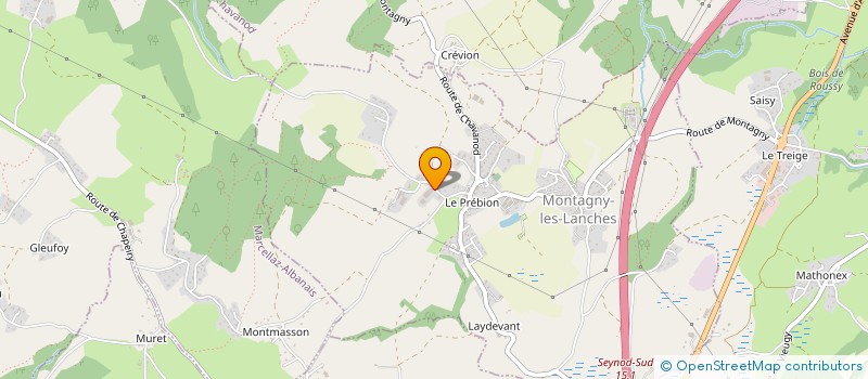 localisation de l'entreprise GAEC LES LANCHES à MONTAGNY-LES-LANCHES